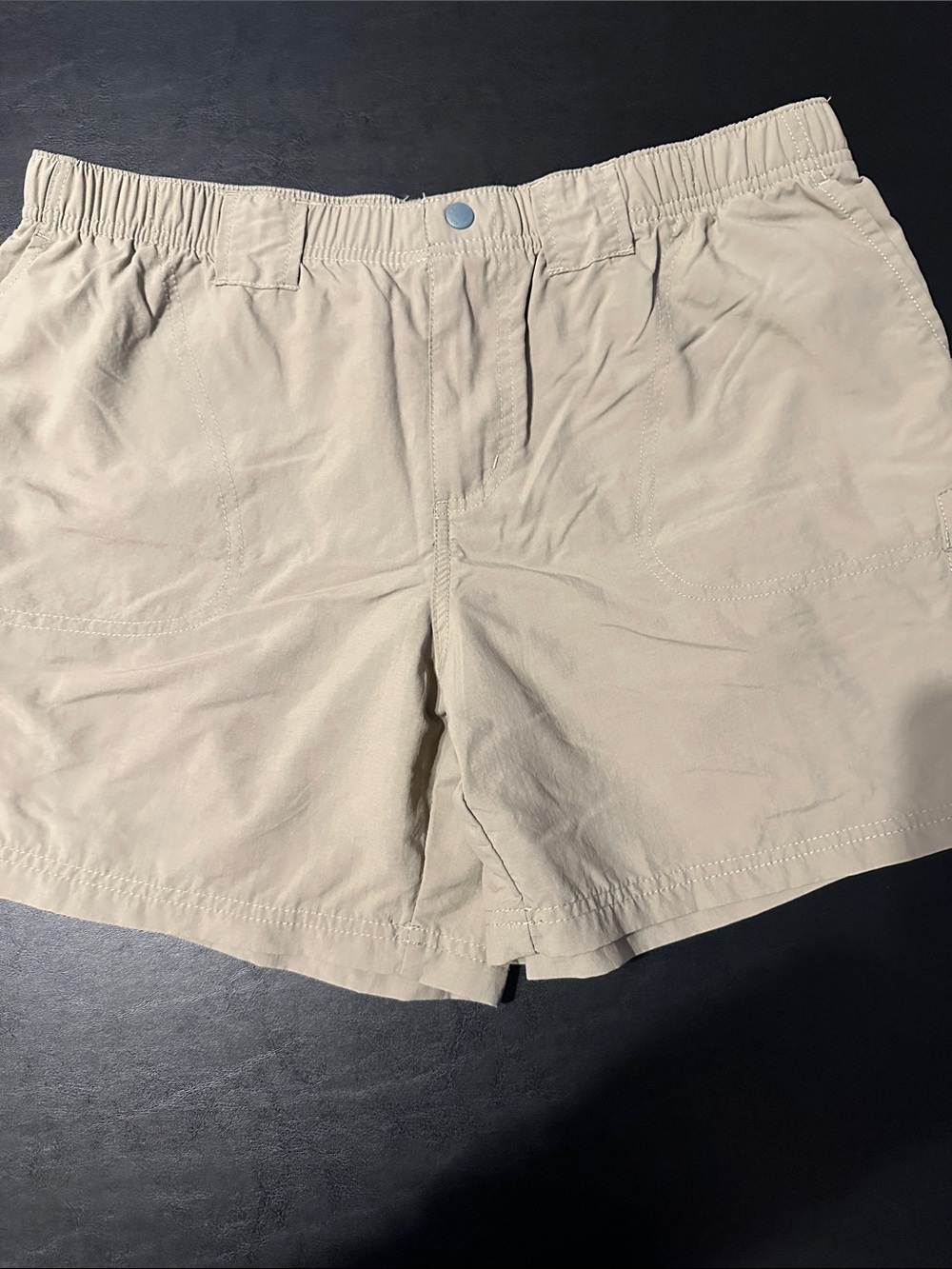 Columbia Women's Cream Cargo Shorts with Elastic Waist